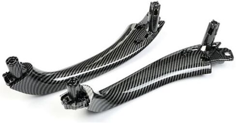 Car ABS Carbon Fiber Interior Door Handle Decorative Cover for BMW X3 X4 G01 G02 2018 in Saudi Arabia