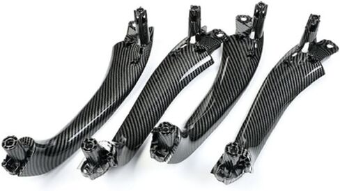 Car ABS Carbon Fiber Interior Door Handle Decorative Cover for BMW X3 X4 G01 G02 2018 in Saudi Arabia