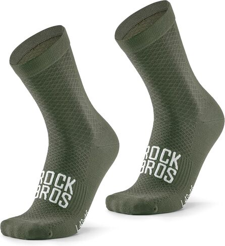 جوارب ROCKBROS لركوب الدراجات للرجال والنساء، جوارب قابلة للتنفس لركوب الدراجات، مقاس مضغوط، طاقم طويل، سلسلة الطريق إلى السماء in Saudi Arabia