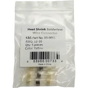 ATV & UTV استبدال قطع الغيار والملحقات لموصلات سلك K&S Solderless الأصفر AWG 12-10 MOD-BBM45-FV1728 in Kuwait