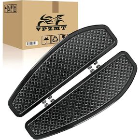 Black Anti-Slip Stretched Driver Rider Floorboards Foot Board For Harley Touring/Road King/Road Glide/Street Glide/Electra Glide/Ultra 1986-2023, Softail 1986-2017 in Kuwait