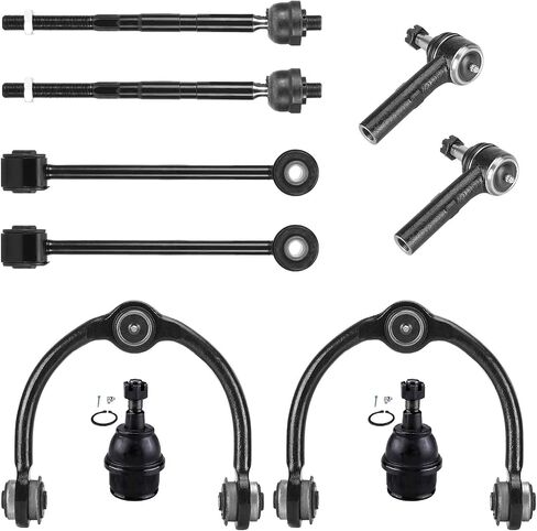 Front Upper Control Arms w/Ball Joints Front Sway Bar/Tie Rod End Links Suspension Kit for 2006-2010 Jeep Commander, 2005-2010 Jeep Grand Cherokee (10PCs) in Saudi Arabia