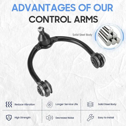 Front Upper Control Arms w/Ball Joints Front Sway Bar/Tie Rod End Links Suspension Kit for 2006-2010 Jeep Commander, 2005-2010 Jeep Grand Cherokee (10PCs) in Saudi Arabia