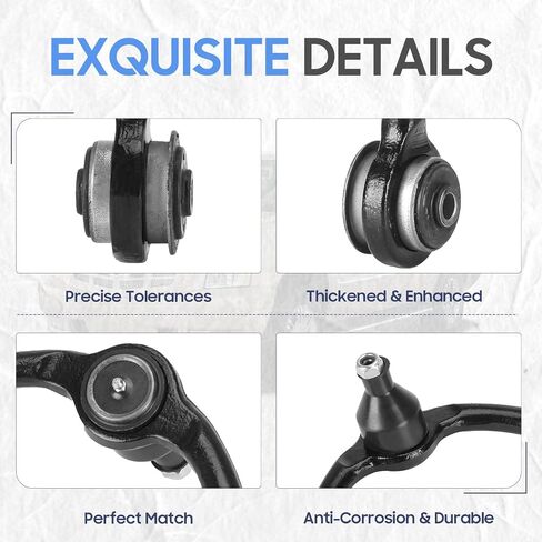 Front Upper Control Arms w/Ball Joints Front Sway Bar/Tie Rod End Links Suspension Kit for 2006-2010 Jeep Commander, 2005-2010 Jeep Grand Cherokee (10PCs) in Saudi Arabia