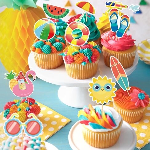 48 Pcs Mexican Theme Cupcake Topper Mexican Cake Topper for Fiesta Carnival Cinco de Mayo Taco Baby Shower Birthday Cake Party Decorations Supplies in Saudi Arabia