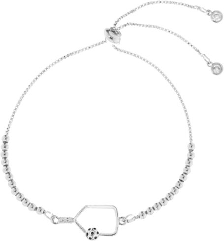 Beaded Pickleball Rhinestone Paddle Bracelet in Kuwait