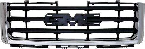 Garage-Pro Grille Assembly Compatible with GMC Sierra 1500 2007-2013 New Body Style Chrome Shell with Painted Black Insert GM1200573 in Saudi Arabia
