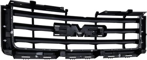 Garage-Pro Grille Assembly Compatible with GMC Sierra 1500 2007-2013 New Body Style Chrome Shell with Painted Black Insert GM1200573 in Saudi Arabia