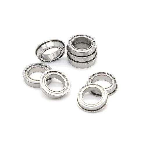 F6802ZZ 2pcs Flange Bearing 15x24x5 mm ABEC-7 Chrome Steel Metal Sealed High Speed Mechanical Equipment Parts in Kuwait