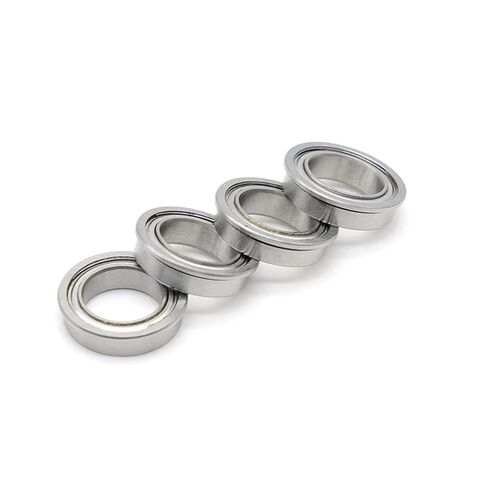 F6802ZZ 2pcs Flange Bearing 15x24x5 mm ABEC-7 Chrome Steel Metal Sealed High Speed Mechanical Equipment Parts in Kuwait