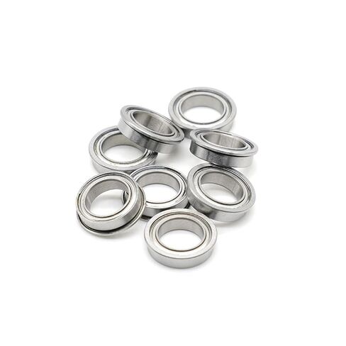 F6802ZZ 2pcs Flange Bearing 15x24x5 mm ABEC-7 Chrome Steel Metal Sealed High Speed Mechanical Equipment Parts in Kuwait