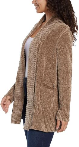 Orvis Womens Cardigan Sweater Chenille Pockets Soft Open-Front Midweight in Kuwait