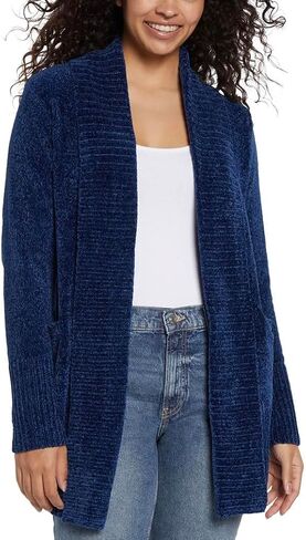 Orvis Womens Cardigan Sweater Chenille Pockets Soft Open-Front Midweight in Kuwait