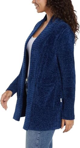 Orvis Womens Cardigan Sweater Chenille Pockets Soft Open-Front Midweight in Kuwait