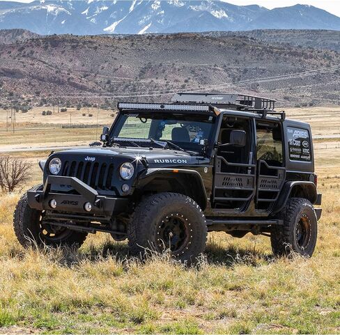 Curt 18122 Black Steel Quick-Release Rack Rack Crickbars ، يناسب Jeep Wrangler JL ، المصارع in Saudi Arabia