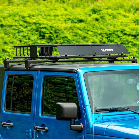 Curt 18122 Black Steel Quick-Release Rack Rack Crickbars ، يناسب Jeep Wrangler JL ، المصارع in Saudi Arabia