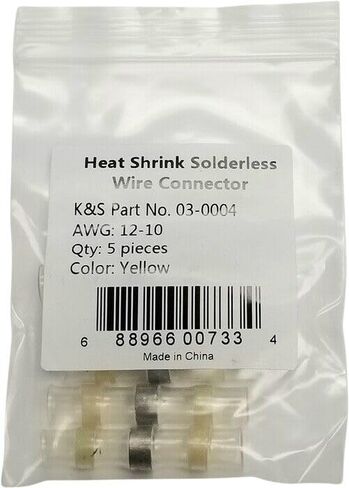 ATV & UTV استبدال قطع الغيار والملحقات لموصلات سلك K&S Solderless الأصفر AWG 12-10 MOD-BBM45-FV1728 in Kuwait