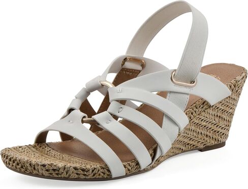 WHITE MOUNTAIN Women's Ataps Strappy Sling-Back Wedge Sandal in Saudi Arabia