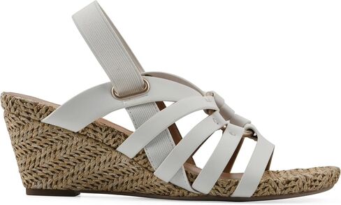 WHITE MOUNTAIN Women's Ataps Strappy Sling-Back Wedge Sandal in Saudi Arabia