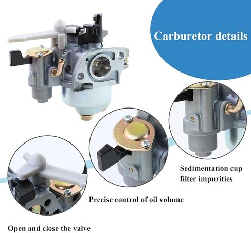 GX160 Carburetor متوافق مع Honda GX120 GX200 CARB 5.5HP 6.5HP 7HP HARBOR FREIGH in Kuwait