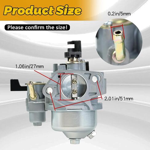 GX160 Carburetor متوافق مع Honda GX120 GX200 CARB 5.5HP 6.5HP 7HP HARBOR FREIGH in Kuwait