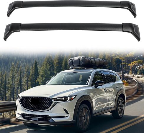 KUAFU Roof Rack Cross Bar Compatible with 2017-2025 Mazda CX-5 Cross Rails Cargo Rack Luggage Carrier Accessories Black in Saudi Arabia