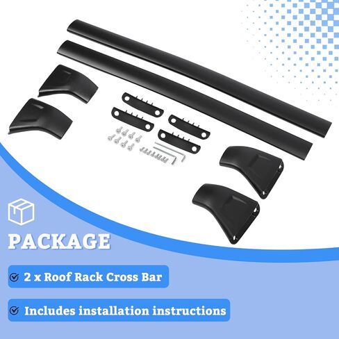 KUAFU Roof Rack Cross Bar Compatible with 2017-2025 Mazda CX-5 Cross Rails Cargo Rack Luggage Carrier Accessories Black in Saudi Arabia