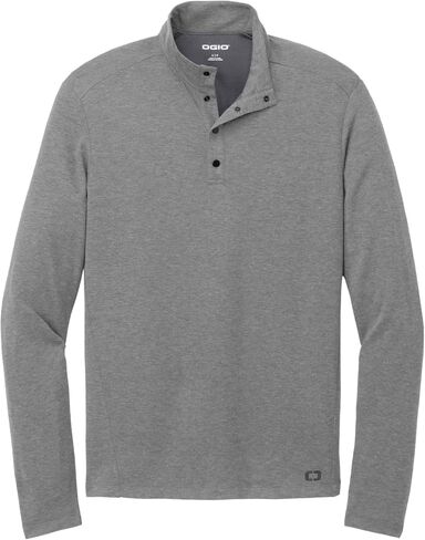 OGIO Unisex Command Quarter Snap | Long Sleeve Shirt for Men & Women, Pullover Collared Shirt for Work and Casual Wear in Saudi Arabia