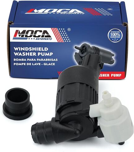 MOCA Windshield Washer Pump Fit 08-10 for Chrysler PT Cruiser 2.4L ، 04-07 for Dodge Caravan ، 07-23 for Ford Edge 2.0L 2.7L ، 18-22 for Lincoln Navigator 3.5L in Saudi Arabia