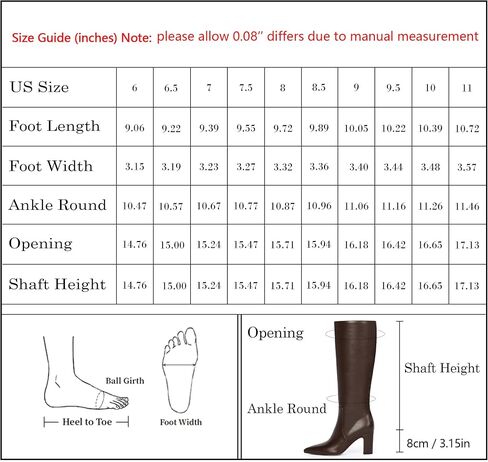 VIUGJNEX Knee High Boots Pointed Toe Chunky Heel Tall Boots for Women | Comfortable 3.15-Inch Block Heel, Dressy Boots for Fall & Winter, Side Zipper for Easy Wear, Versatile Fashion Style in Saudi Arabia