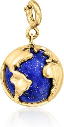 Ross-Simons Lapis و 18kt الذهب على سحر Globe Sterling in Saudi Arabia