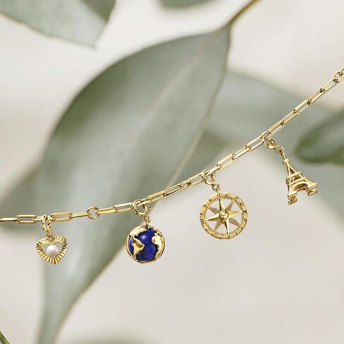 Ross-Simons Lapis و 18kt الذهب على سحر Globe Sterling in Saudi Arabia
