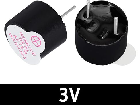 3V 5V 12V Buzzer Magnetic Magnetic Long Beep Tone Alarm Ringer 12mm Mini Mini Piezo Buzzo (10pcs 3V) in Saudi Arabia