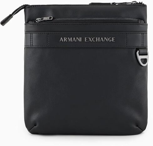 Armani Exchange Tulum Messenger Bag ، Black in Saudi Arabia