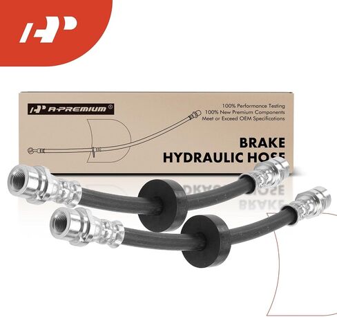 خراطيم الهيدروليكية الخلفية A -premium متوافقة مع نماذج Ford Select - Focus 2005 2006 L4 2.0L ، 2007 FIT BRAKE الخلفية - استبدل# 5S4Z2282AA (حزمة 2) in Saudi Arabia