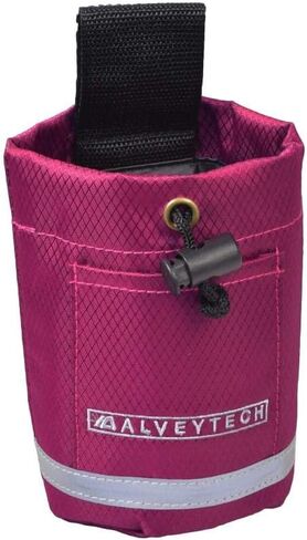 AlveyTech Unbreakable Universal Fabric Cup Holder - For Mobility Scooters, Transport Power Chair, Wheelchair, ATV, Walker, Stroller, Go-Kart, UTV, Cars, Boat, E-Bike Water/Drink Bottle Holders (Black) in Saudi Arabia