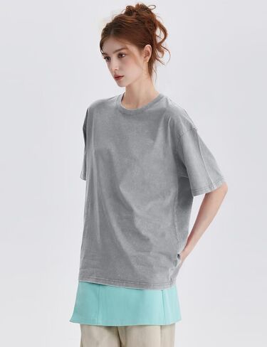 PEHMEA 3 Pcs Women's Oversized T-Shirts Cotton Short Sleeve Vintage Washed Baggy Boyfriend Streetwear Summer Tops in Kuwait