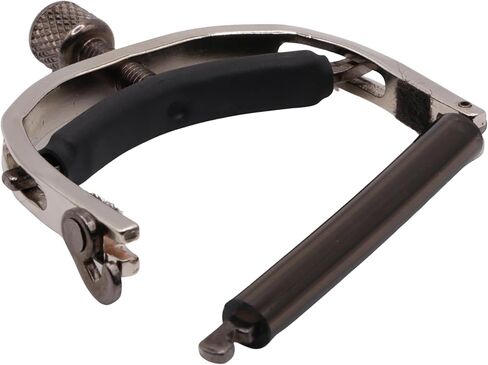 Paige 6-String Standard Guitar Capo - Made in the USA,- Premium Capo for Acoustic and Standard Guitars, Ultra-Thin Design with Adjustable Tension, Satin Nickel Finish in Saudi Arabia