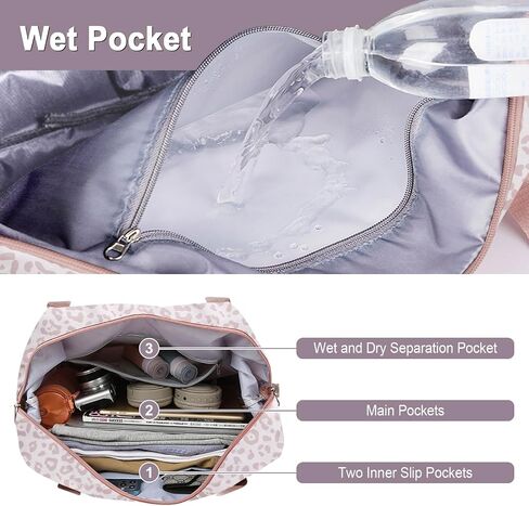 Woomada القابلة للطي Duffel و Weekender و Carry-On Bag مع مساحة قابلة للتوسيع in Kuwait