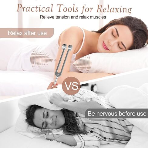 Tuning Fork,Tuning Forks for Healing Set 128Hz, 256Hz, 512Hz,1024Hz 4 Pcs Aluminum Alloy Medical for Healing Chakra Set Suitable for Sound Therapy Yoga and Meditation Accessories in Kuwait