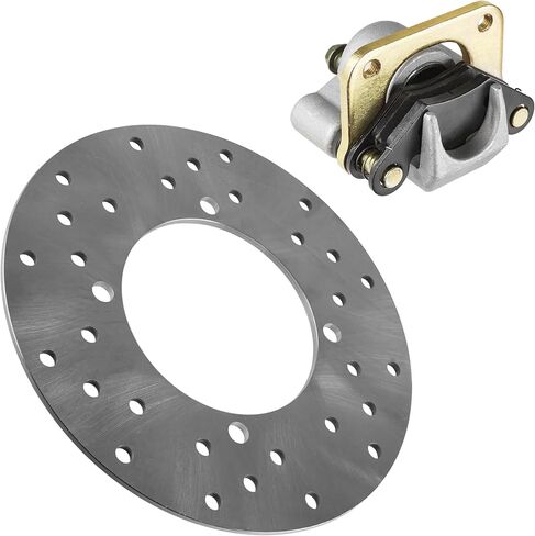 Caltric Rear Left Brake Caliper and Disc Compatible with Polaris RZR S 800 EFI 2009 2010 2011 2012 2013 2014 in Saudi Arabia