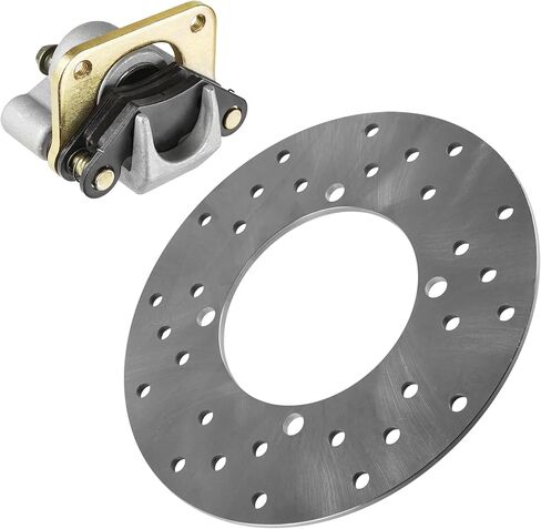 Caltric Rear Left Brake Caliper and Disc Compatible with Polaris RZR S 800 EFI 2009 2010 2011 2012 2013 2014 in Saudi Arabia