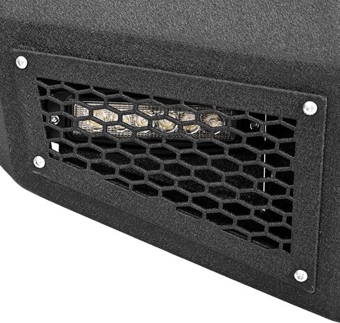 KUAFU Off-Road Front Bumper Compatible with 2015-2019 GMC Sierra 2500 HD 3500 HD w/LED Lights, D-rings, Winch Plate Powder Coated Steel Textured Black in Saudi Arabia