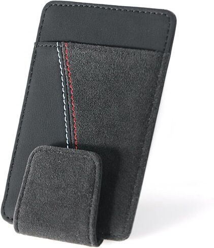 حامل النظارات الشمسية Betterhumz لـ Car Visor متوافق مع BMW X5 X6 x7 4 5 6 7 سلسلة من سلاسل نظارات Alcantara حاملي Cowhide Collasses CASE CASE CASE CASE CASE (مع البقر) in Kuwait