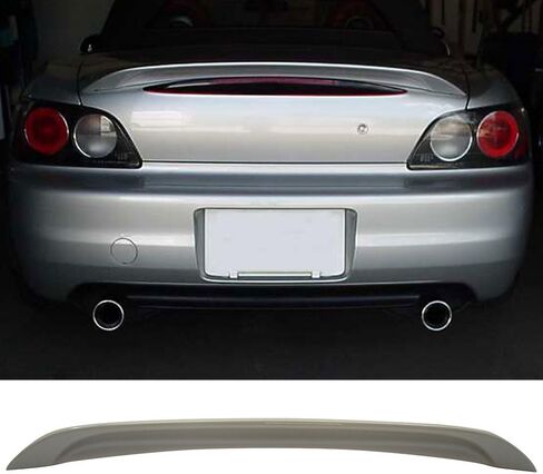 Trunk Spoiler متوافق مع 2000-2009 Honda S2000 ، مصنع ABS ABS ABS غير مصفولة على WIP Wing من Ikon Motorsports ، 2000 2001 2002 2003 2004 2006 2007 2008 2008 in Kuwait