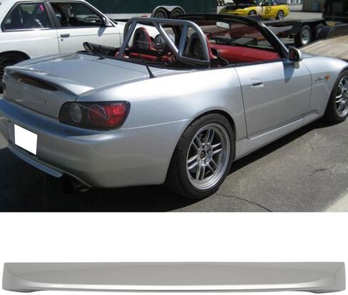 Trunk Spoiler متوافق مع 2000-2009 Honda S2000 ، مصنع ABS ABS ABS غير مصفولة على WIP Wing من Ikon Motorsports ، 2000 2001 2002 2003 2004 2006 2007 2008 2008 in Kuwait