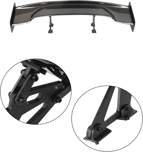 57 Inch Universal Rear Trunk Spoiler Wing GT Racing Style Fit for Sedan Coupe Hatchback Adjustable Rear Spoiler Glossy Black in Kuwait