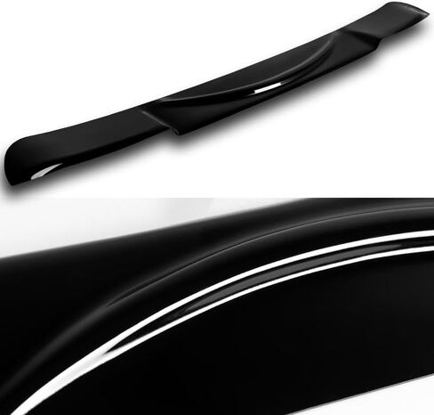 Black ABS Plastic Rear Window Roof Spoiler Wing Visor, Rain Cover, Window Protector, Compatible with 2013-2020 Lexus GS350/GS450H/GS-F Sedan, Rear Spoiler, Exterior Replacement Part in Saudi Arabia