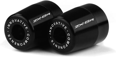 Handle Bar Ends Hand Grips Plug Caps Compatible with K.awasaki Ninja ZX6R 1995-2019 2020 2021 2022 2023 2024 2025 | Motorcycle Balance Pad ZX 6R ZX-6R ZX636 Ninja636 Accessories in Saudi Arabia