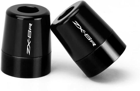 Handle Bar Ends Hand Grips Plug Caps Compatible with K.awasaki Ninja ZX6R 1995-2019 2020 2021 2022 2023 2024 2025 | Motorcycle Balance Pad ZX 6R ZX-6R ZX636 Ninja636 Accessories in Saudi Arabia